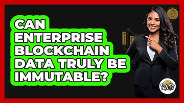 Can Enterprise Blockchain Data Truly Be Immutable? - CryptoBasics360.com
