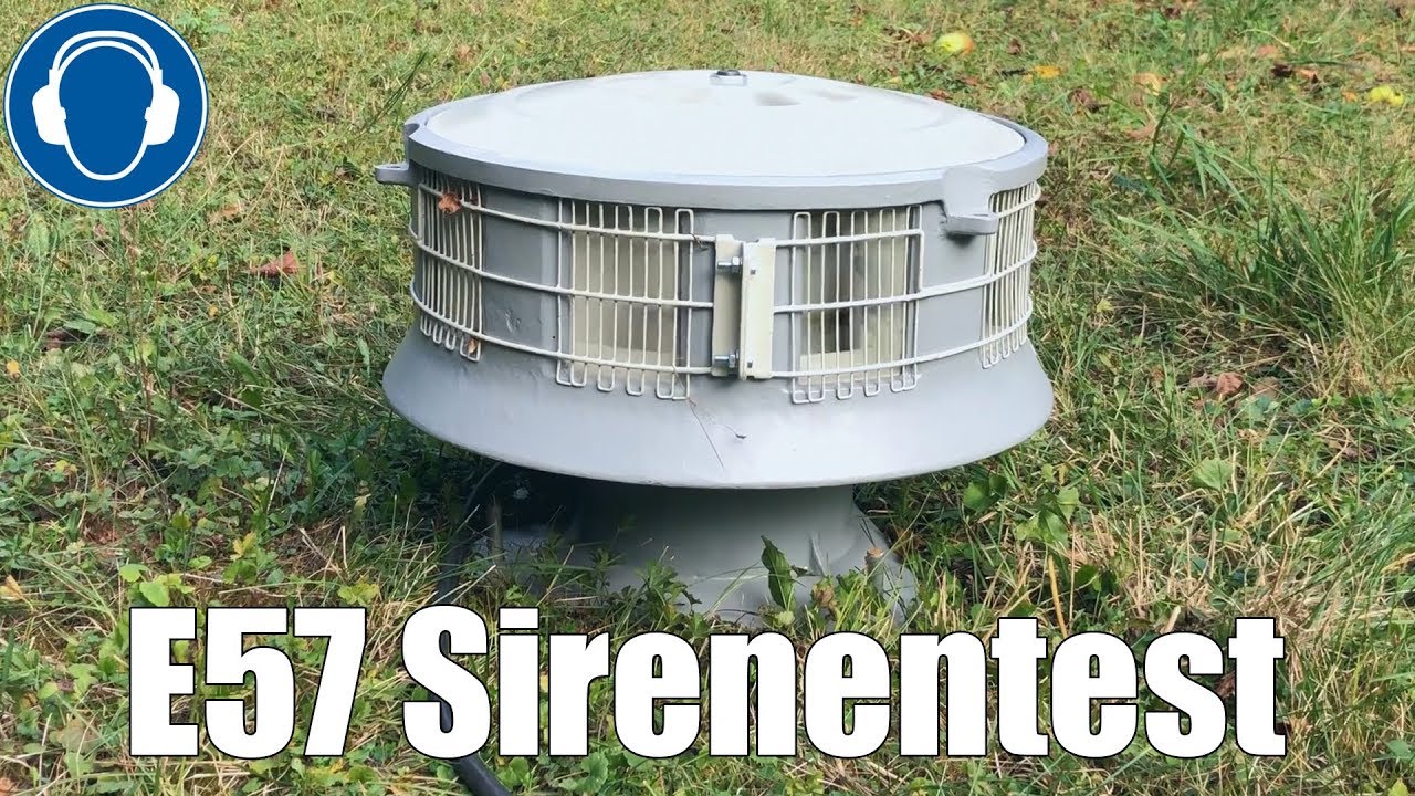 E57 Sirenentest [Achtung laut!]