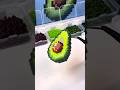 Satisfying Bead Art Avocado You Can’t Eat 🥑 #diy #trendingnow #youtubeshorts #foryou