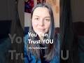 You Could Just Trust YOU #soulfulliving #authenticity #awakeningjourney #personalgrowth