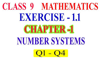 Class 9 Maths Exercise 1.1 Q 1 to Q 4 Chapter 1 NCERT CBSE SEBA