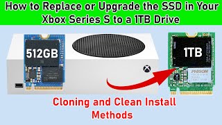 How to Replace or Upgrade the SSD in Your Xbox Series S Using Clean Install or Clone Methods