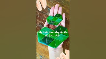 Xếp trái tim bằng lá dừa cực đơn giản #shorts #youtubeshorts #ladua #traitim #caocaoladua