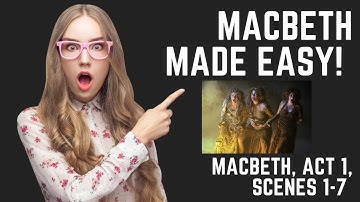 MACBETH MADE EASY: Macbeth, Act 1, Scenes 1-7 Summary.