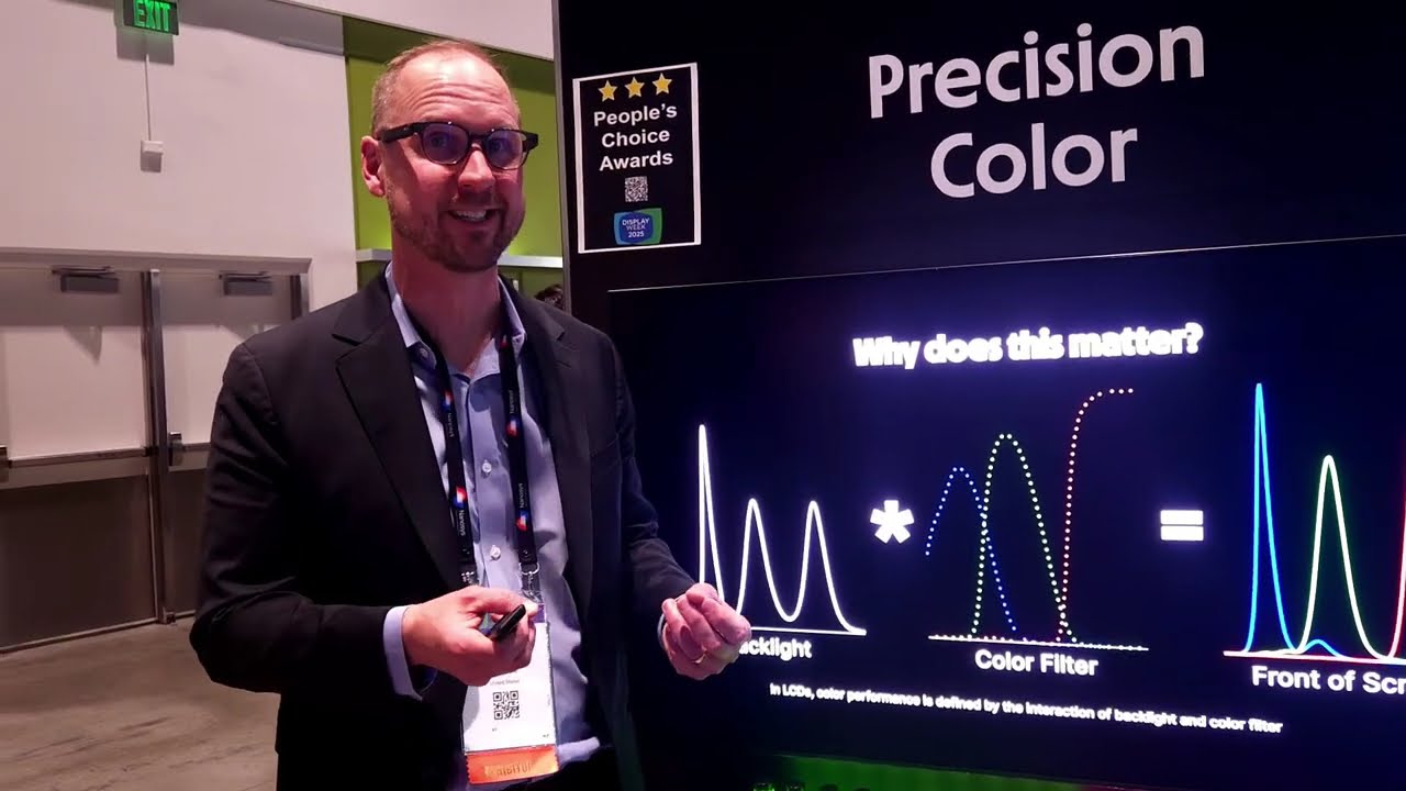 Quantum Dot Explainer from Nanosys at Display Week 2025