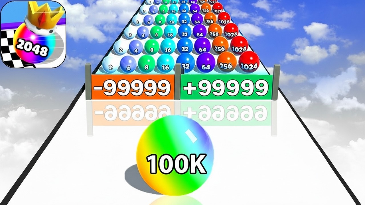 New Satisfying Mobile Game Latest Update Freeplay Ball Run🔥😱 All Levels Unlocked! 4K Ultra HD