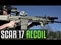 Scar 17 recoil demonstration