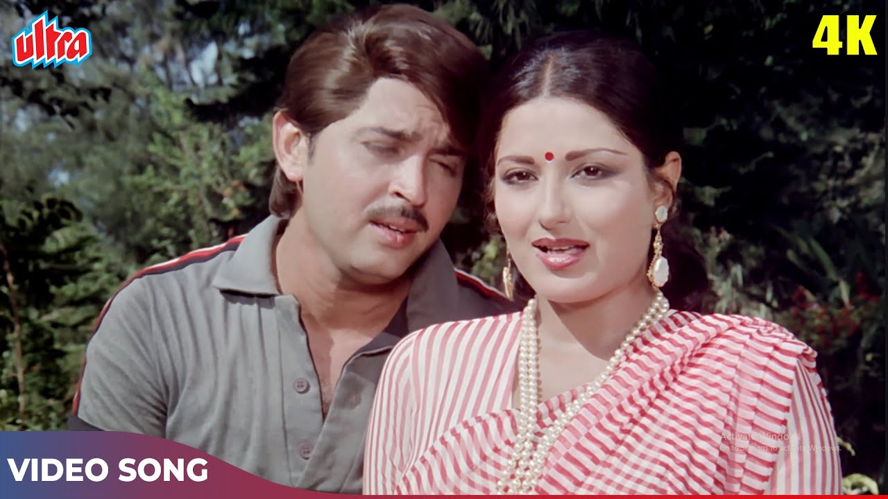 Rakesh Roshan and Moushamis romantic song 4K Tum Itni Sundar Ho  KJ Yesudas  Anand Ashram 1977