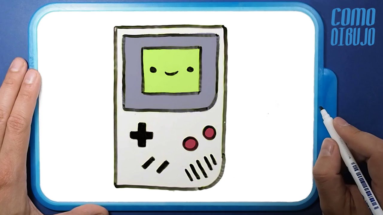 Como Dibujar Una Game Boy Paso A Paso Dibujo Facil De Una