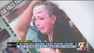 Woman's beating posted on Facebook
