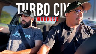 I SCARED MY FRIEND IN MY TURBO HONDA CIVIC!!!