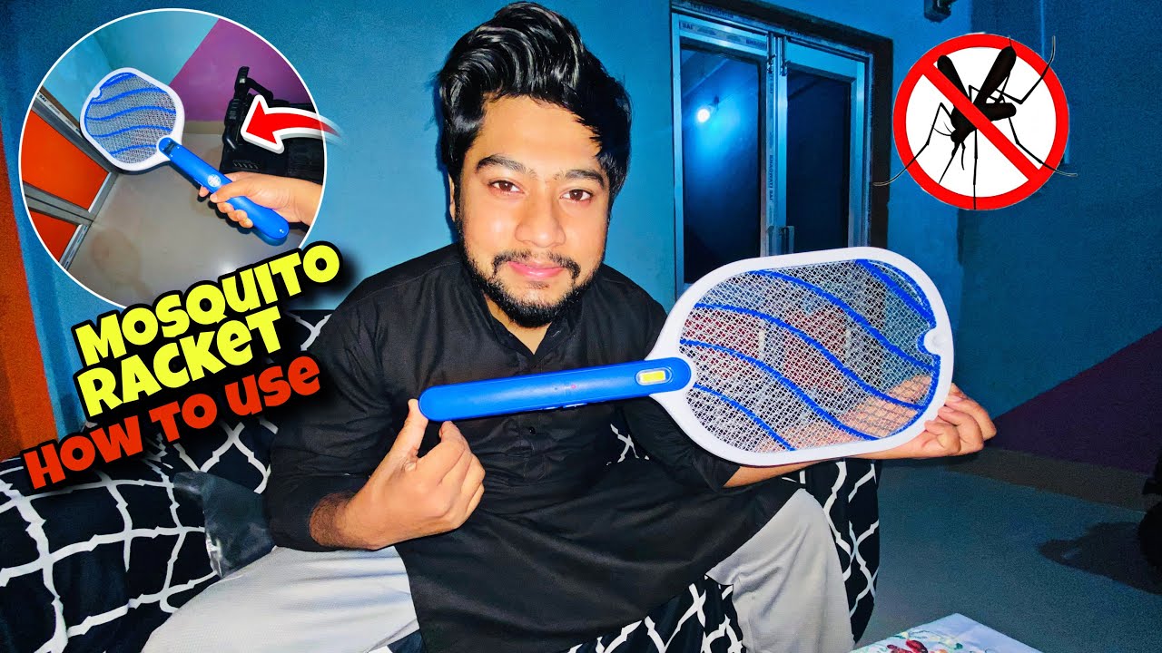 New Mosquito Racket unboxing | How to use Mosquito Racket | Naya Light wala Racket 😍