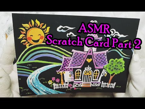 ASMR Scratchcard PART 2 (german/deutsch) entspanntes Kratzbild malen und viiiel Erzählen 🤪💖
