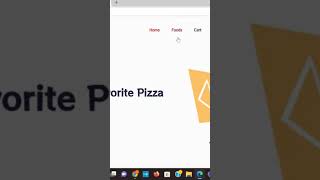 #webdevelopment  pizza delivery app 🚚 screenshot 1