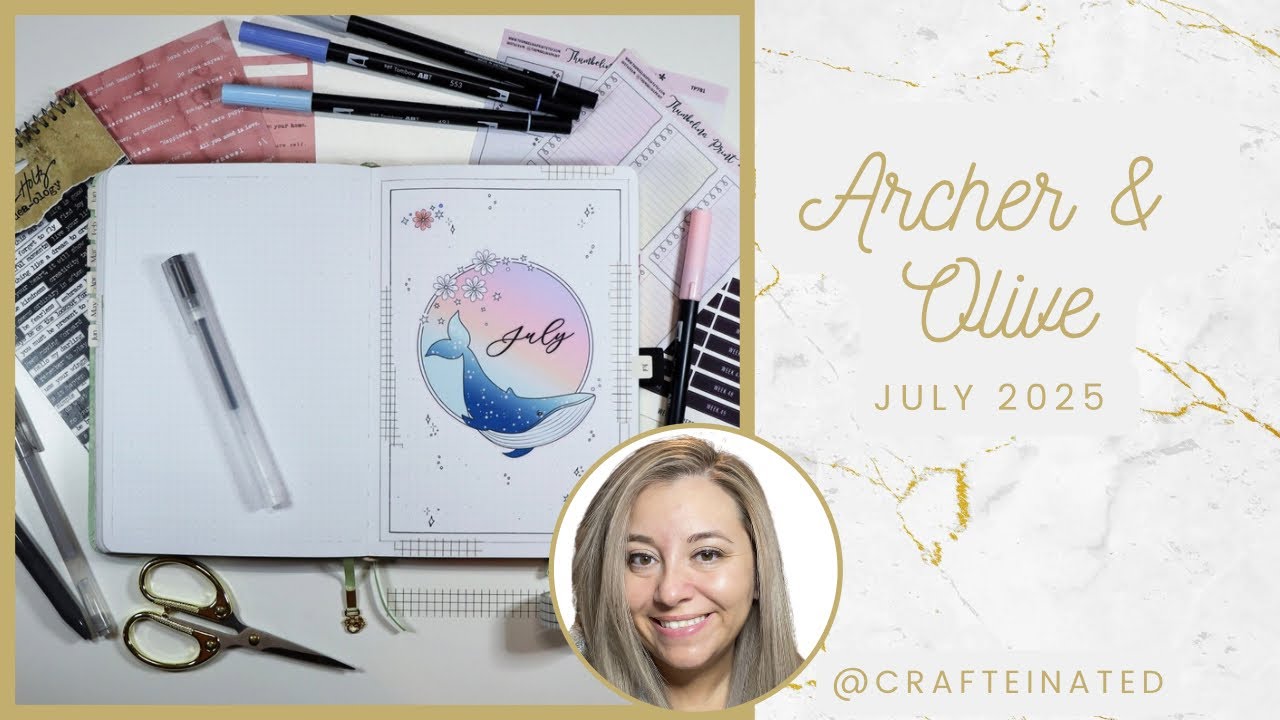 Archer & Olive Bullet Journal Setup |July 2025|