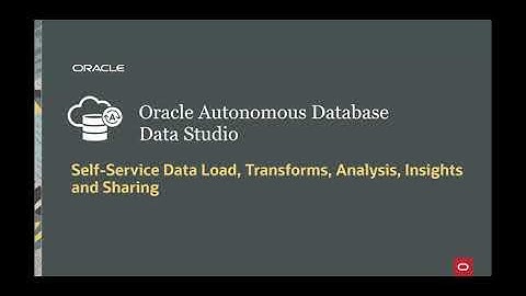 Create Analytic Views and analyze your data easily in Autonomous Database Data Studio