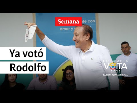 Rodolfo Hernández genera ‘locura’ al acudir a su puesto de votación en Bucaramanga | Elecciones 2022