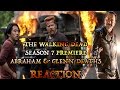 The Walking Dead Season 7 Premiere - Abraham & Glenn Deaths (REACTION VIDEO)