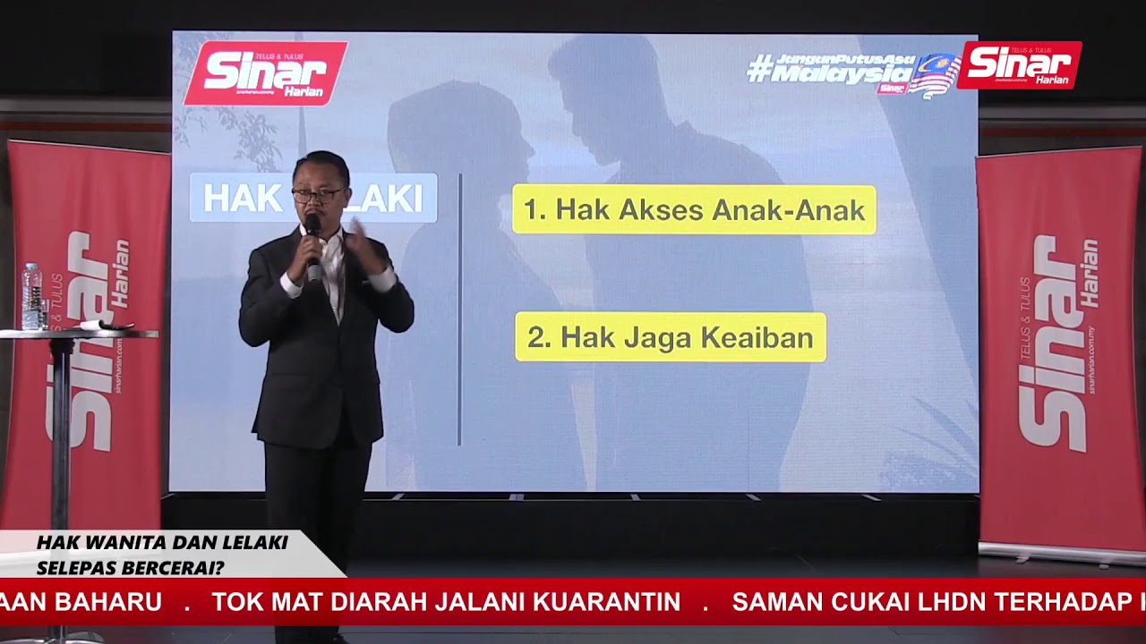 [LIVE] Hak Wanita Dan Lelaki Selepas Bercerai