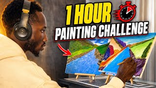 CAN I BEAT A 10TH GRADER IN A 1-HOUR PAINT CHALLENGE?