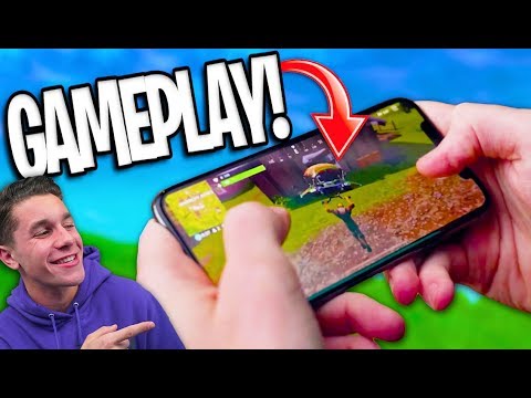 fortnite battle royale update reddit FIRST GAMEPLAY of Fortnite Battle Royale MOBILE! The FUTURE of Mobile Gaming?