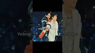 Suga hyung won't scold Jk 🤭🤣 #bts #yoonkook #suga #jk #btsconcert #btsshorts #foryou #fyp