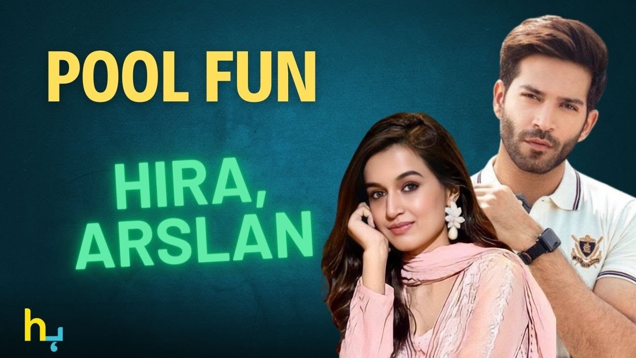 Pool Khan Hira Khan Shared Swimming Pool Moments With Arslan Khan | Hungama ...