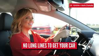 Use Toyota of North Charlotte's easy online scheduling tool for service! 📲