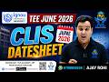 CLIS #datesheet #TEE June 2026 #ignou