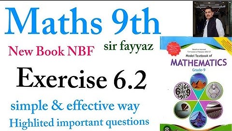 Maths class 9th | chapter 6 | Exercise 6.2 | new book |  |trigonometry and bearing | NBF |ex 6.2