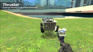 How to make a Bathtub car in gmod 13