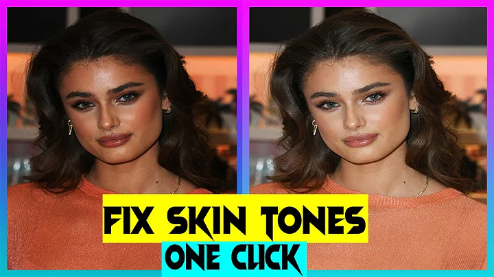 Fix Skin Tones with just one button|Photoshop