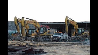 Dixie Square Mall Demolition 2/18/2012