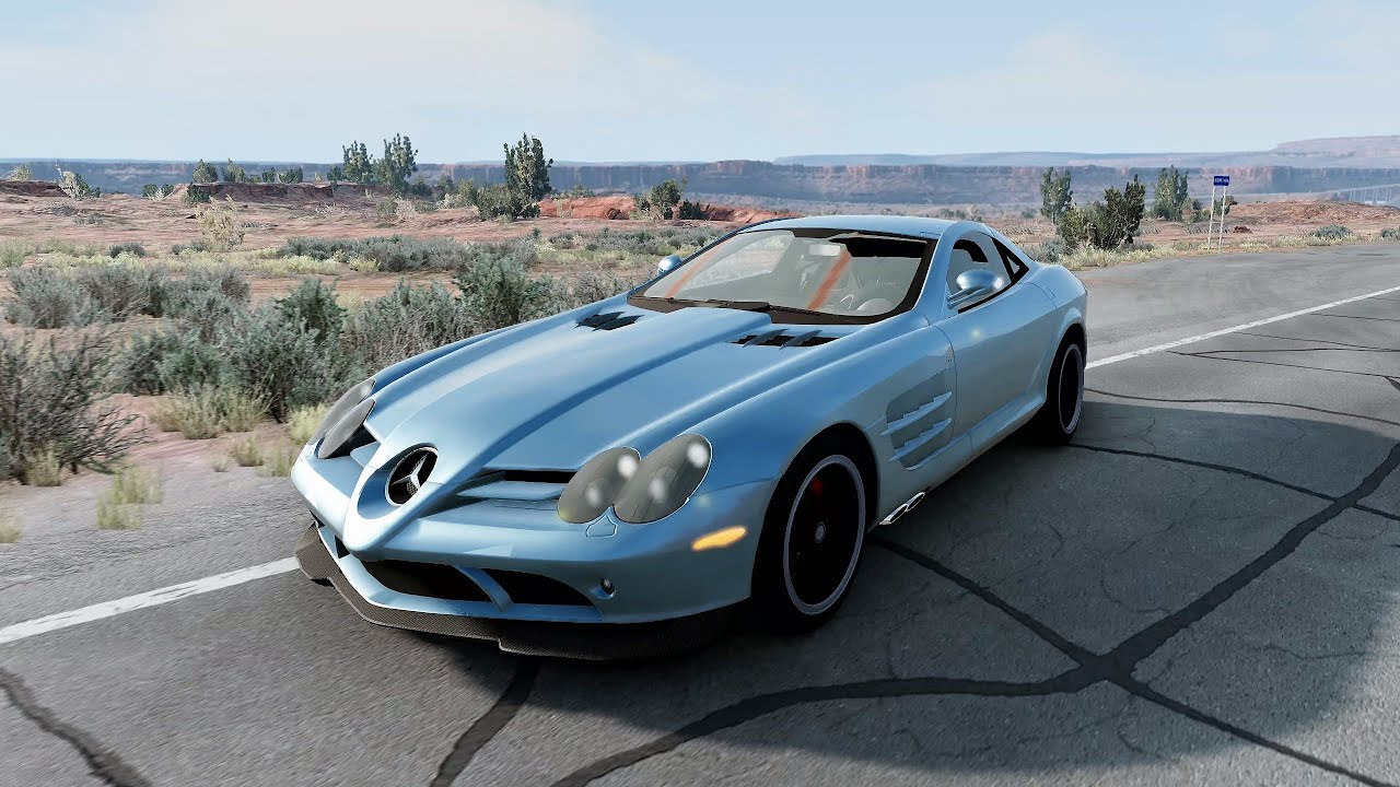 BeamNG drive Mercedes Benz SLR McLaren 722 Edition C199 2006 Car beamng-drive-mercedes-benz-slr-mclaren-722-edition-c199-2006-car