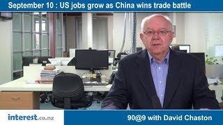 90 seconds @ 9am : US jobs grow as China wins trade battle