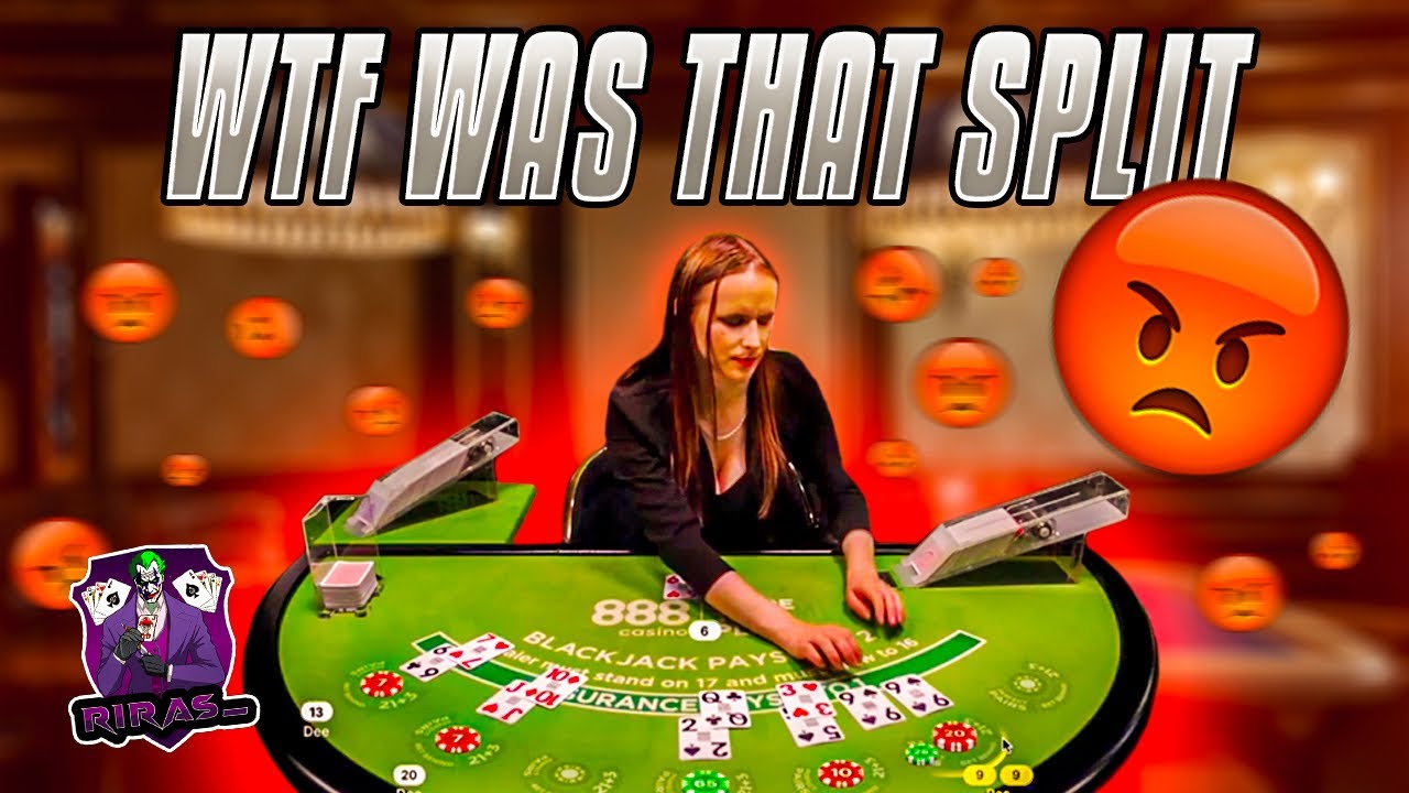 The Worst Split Possible - #Blackjack #gambling #casino