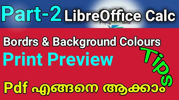 TUTORIAL 25: UBUNTU 18.04 ICT TUTORIAL || LibreOffice Calc || Part -2