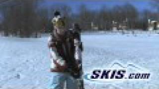 k2 free luv skis 2010 First + Marker M2 10.0 Bindings - Women's 2009 DEMO 146 cm K2 Burnin'