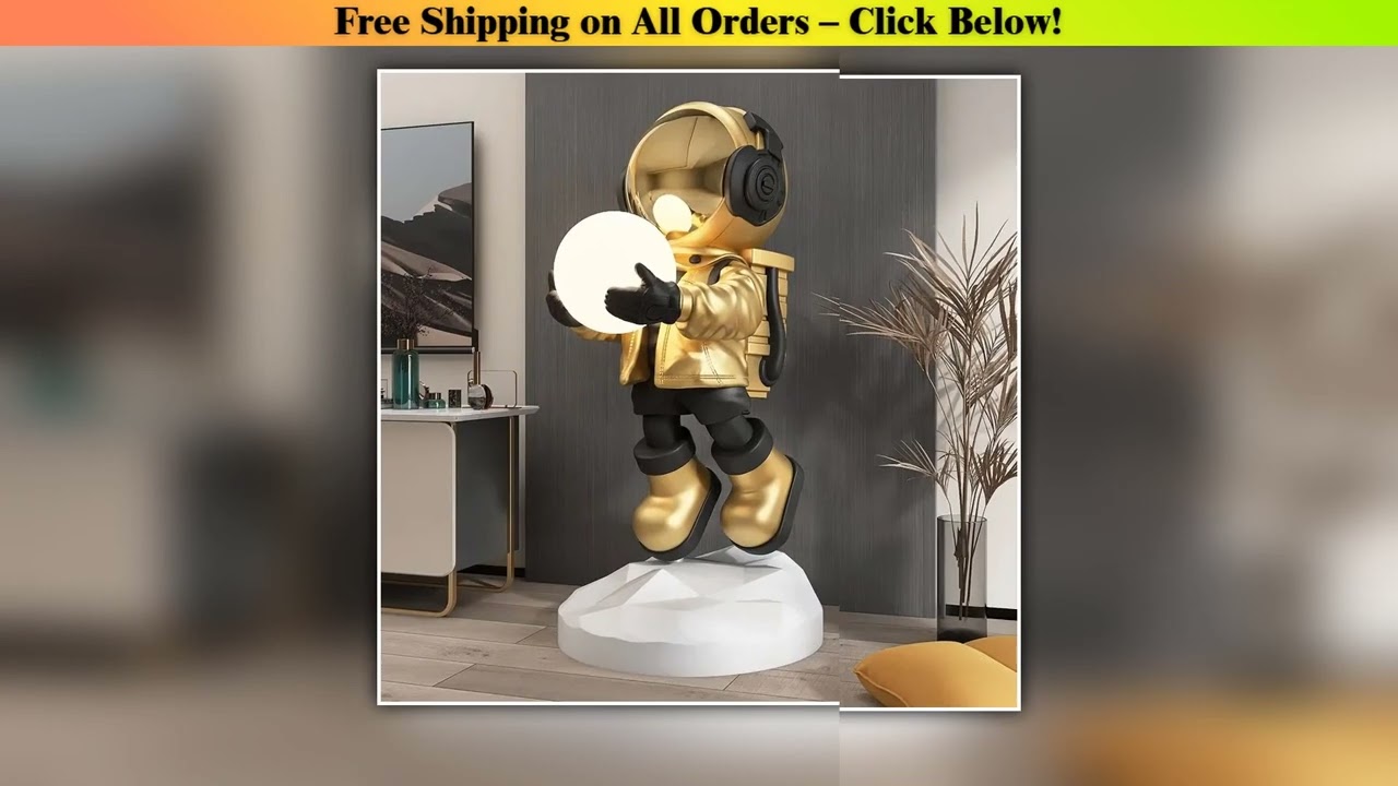 Nordic Fashion Astronaut Tray Statue, Lamps, Home Decoration, Gifts, Interior Decoration, Room
