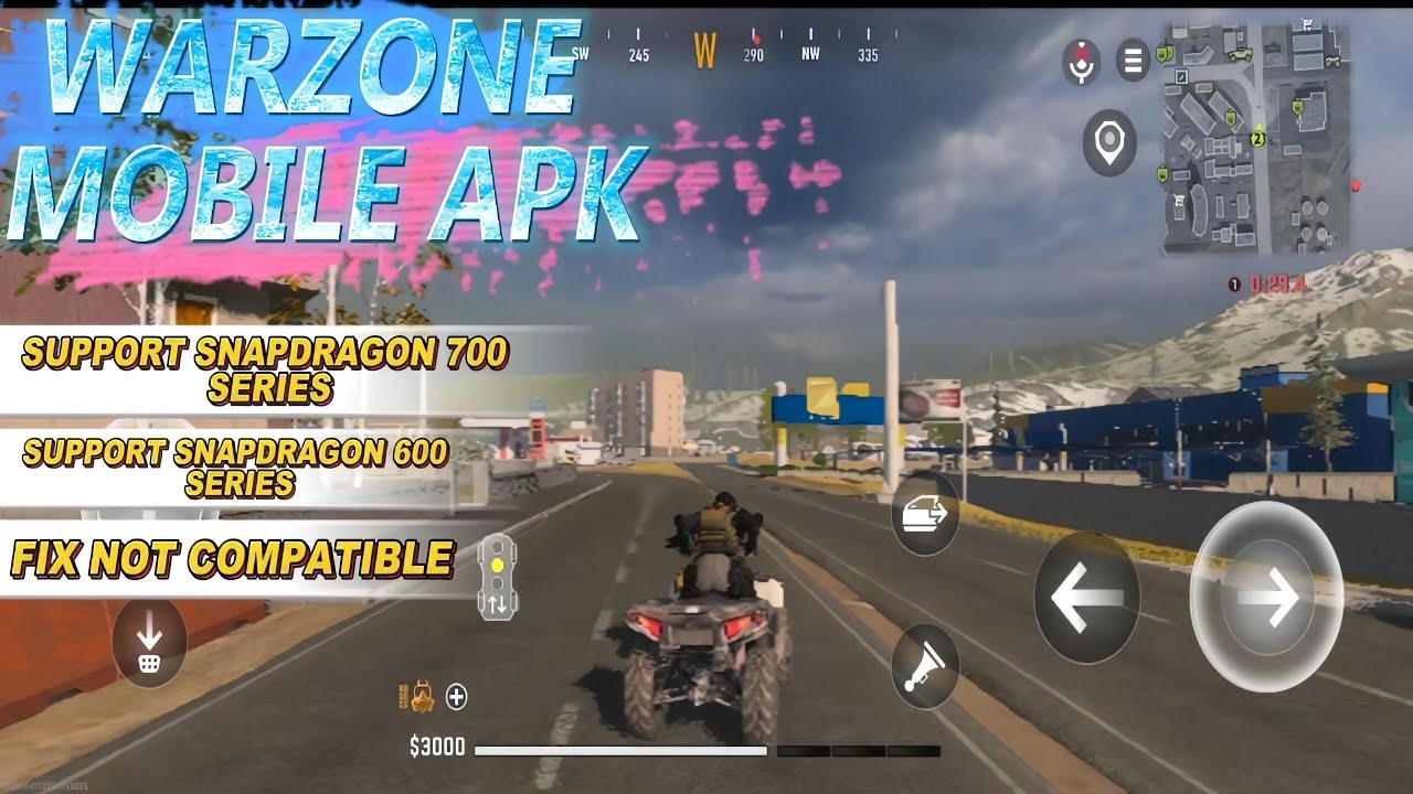 WARZONE MOBILE APK SUPPORT SNAPDRAGON 600 700 SERIES TEST SD