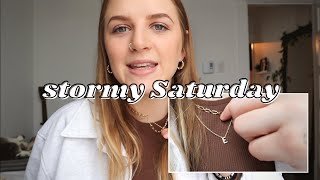 VLOG: stormy saturday | Ana Luisa review