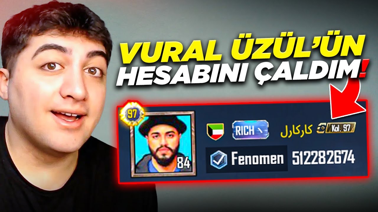 VURAL ÜZÜL'ÜN HESABINI ÇALDIM!
