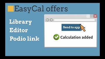 Podio calculation library without coding