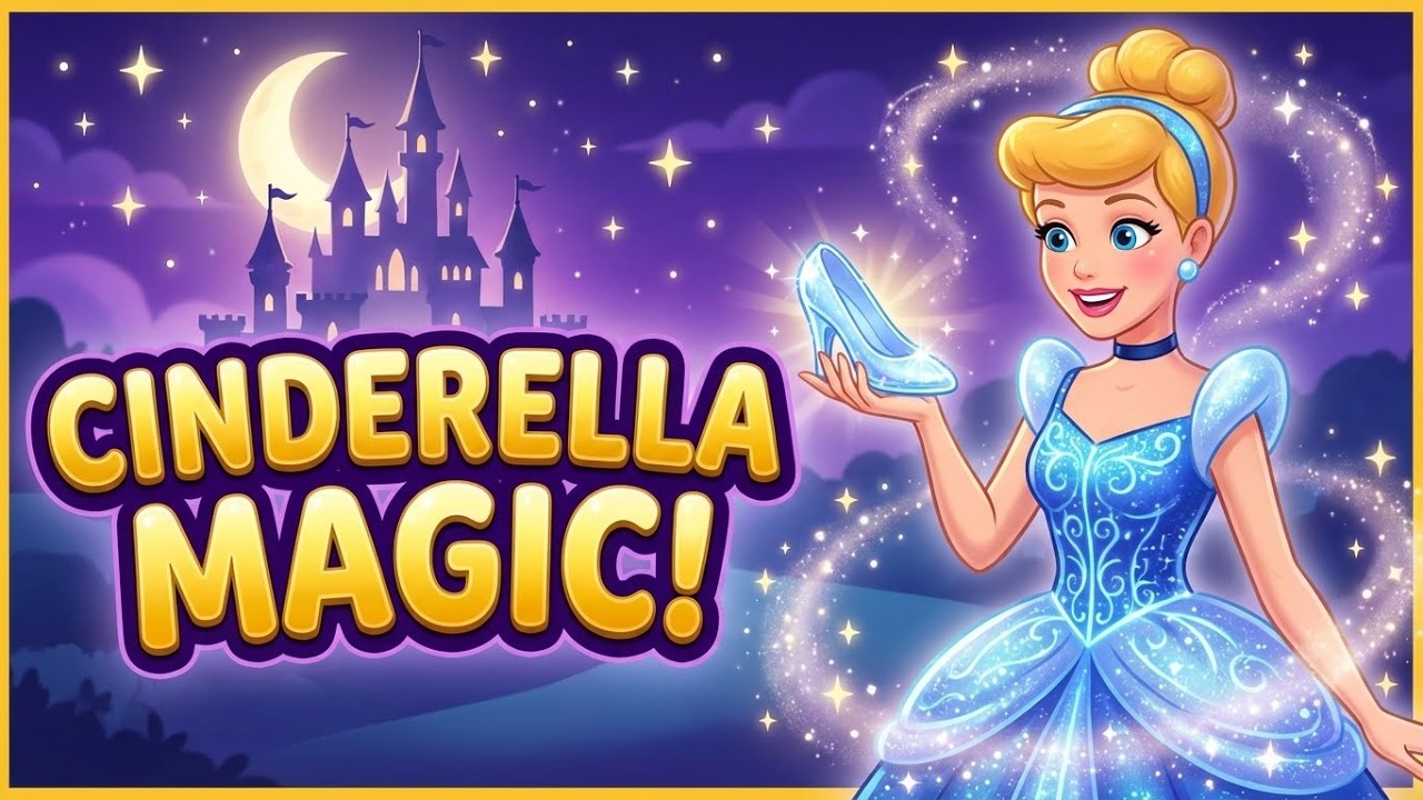 Cinderella Full Story 👑  Animated Fairy Tale for Kids  Bedtime Story