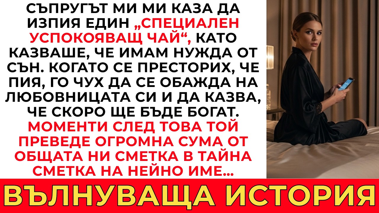 СЪПРУГЪТ МИ СЕ ОПИТА ДА МЕ НАКАРА ДА ИЗПИЯ „СПЕЦИАЛЕН ЧАЙ“ ЗА СЪН. НО ПЛАНЪТ МУ…