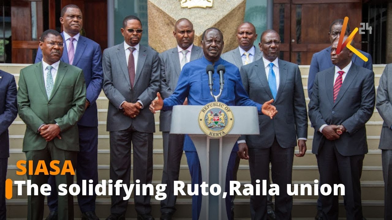 Azimio Raila R Azimio leader Raila expresses confidence in the new cabinet - YouTube