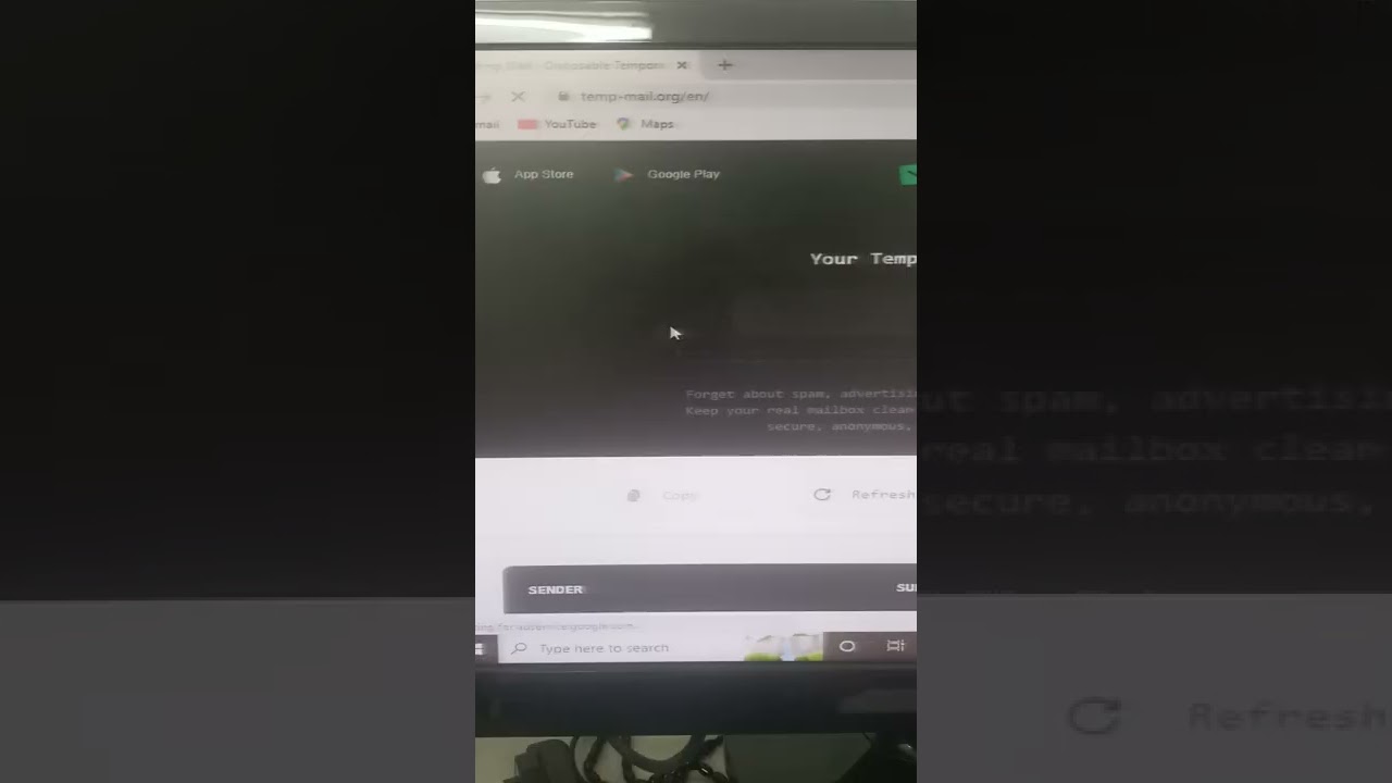 Temporary email adress ...forget about spam,advertising mail.etc