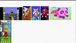 Super Max Super Sonic Super Tails Super Knuckles Super Kiki and Super Tom. screenshot 2