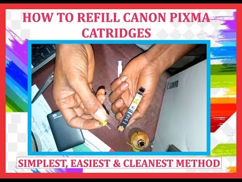 Video: How To Refill A Genuine Canon Cartridge