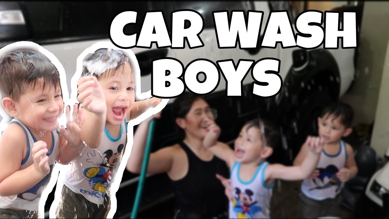 Car Wash Boys for a Day | BinnsVlogs
